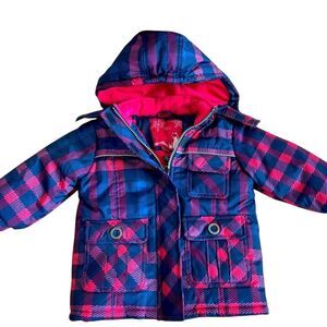 Rugged Bear 3 Toddler Size girl jacket/snow puffer jacket fleece winter